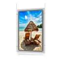 Indoor LED backlit lighting panel poster printing wall mounted super thinnest picture frame transparent  Acrylic light box